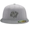 Flexfit 6210 Structured Flat Bill Fitted Hat Thumbnail