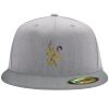 Flexfit 6210 Structured Flat Bill Fitted Hat Thumbnail