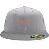 Flexfit 6210 Structured Flat Bill Fitted Hat Thumbnail