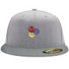 Flexfit 6210 Structured Flat Bill Fitted Hat Thumbnail