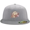 Flexfit 6210 Structured Flat Bill Fitted Hat Thumbnail