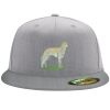 Flexfit 6210 Structured Flat Bill Fitted Hat Thumbnail