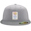 Flexfit 6210 Structured Flat Bill Fitted Hat Thumbnail