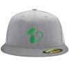 Flexfit 6210 Structured Flat Bill Fitted Hat Thumbnail