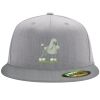 Flexfit 6210 Structured Flat Bill Fitted Hat Thumbnail