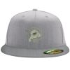 Flexfit 6210 Structured Flat Bill Fitted Hat Thumbnail