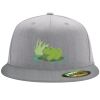 Flexfit 6210 Structured Flat Bill Fitted Hat Thumbnail