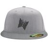 Flexfit 6210 Structured Flat Bill Fitted Hat Thumbnail