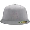 Flexfit 6210 Structured Flat Bill Fitted Hat Thumbnail