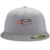 Flexfit 6210 Structured Flat Bill Fitted Hat Thumbnail