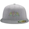Flexfit 6210 Structured Flat Bill Fitted Hat Thumbnail