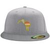 Flexfit 6210 Structured Flat Bill Fitted Hat Thumbnail