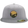Flexfit 6210 Structured Flat Bill Fitted Hat Thumbnail