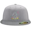 Flexfit 6210 Structured Flat Bill Fitted Hat Thumbnail