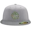 Flexfit 6210 Structured Flat Bill Fitted Hat Thumbnail