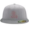 Flexfit 6210 Structured Flat Bill Fitted Hat Thumbnail