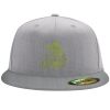 Flexfit 6210 Structured Flat Bill Fitted Hat Thumbnail
