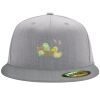 Flexfit 6210 Structured Flat Bill Fitted Hat Thumbnail