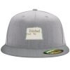 Flexfit 6210 Structured Flat Bill Fitted Hat Thumbnail