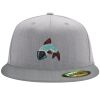 Flexfit 6210 Structured Flat Bill Fitted Hat Thumbnail