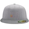 Flexfit 6210 Structured Flat Bill Fitted Hat Thumbnail