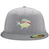 Flexfit 6210 Structured Flat Bill Fitted Hat Thumbnail