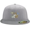 Flexfit 6210 Structured Flat Bill Fitted Hat Thumbnail