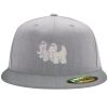 Flexfit 6210 Structured Flat Bill Fitted Hat Thumbnail