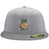 Flexfit 6210 Structured Flat Bill Fitted Hat Thumbnail