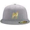 Flexfit 6210 Structured Flat Bill Fitted Hat Thumbnail