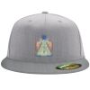 Flexfit 6210 Structured Flat Bill Fitted Hat Thumbnail