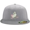 Flexfit 6210 Structured Flat Bill Fitted Hat Thumbnail