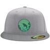Flexfit 6210 Structured Flat Bill Fitted Hat Thumbnail