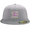 Flexfit 6210 Structured Flat Bill Fitted Hat Thumbnail