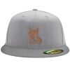Flexfit 6210 Structured Flat Bill Fitted Hat Thumbnail
