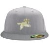 Flexfit 6210 Structured Flat Bill Fitted Hat Thumbnail