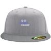 Flexfit 6210 Structured Flat Bill Fitted Hat Thumbnail