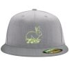 Flexfit 6210 Structured Flat Bill Fitted Hat Thumbnail