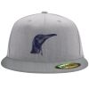 Flexfit 6210 Structured Flat Bill Fitted Hat Thumbnail