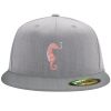 Flexfit 6210 Structured Flat Bill Fitted Hat Thumbnail