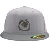 Flexfit 6210 Structured Flat Bill Fitted Hat Thumbnail
