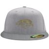 Flexfit 6210 Structured Flat Bill Fitted Hat Thumbnail