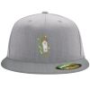 Flexfit 6210 Structured Flat Bill Fitted Hat Thumbnail