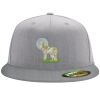 Flexfit 6210 Structured Flat Bill Fitted Hat Thumbnail