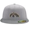Flexfit 6210 Structured Flat Bill Fitted Hat Thumbnail