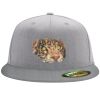 Flexfit 6210 Structured Flat Bill Fitted Hat Thumbnail