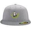 Flexfit 6210 Structured Flat Bill Fitted Hat Thumbnail