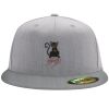 Flexfit 6210 Structured Flat Bill Fitted Hat Thumbnail