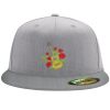 Flexfit 6210 Structured Flat Bill Fitted Hat Thumbnail