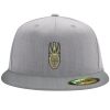 Flexfit 6210 Structured Flat Bill Fitted Hat Thumbnail